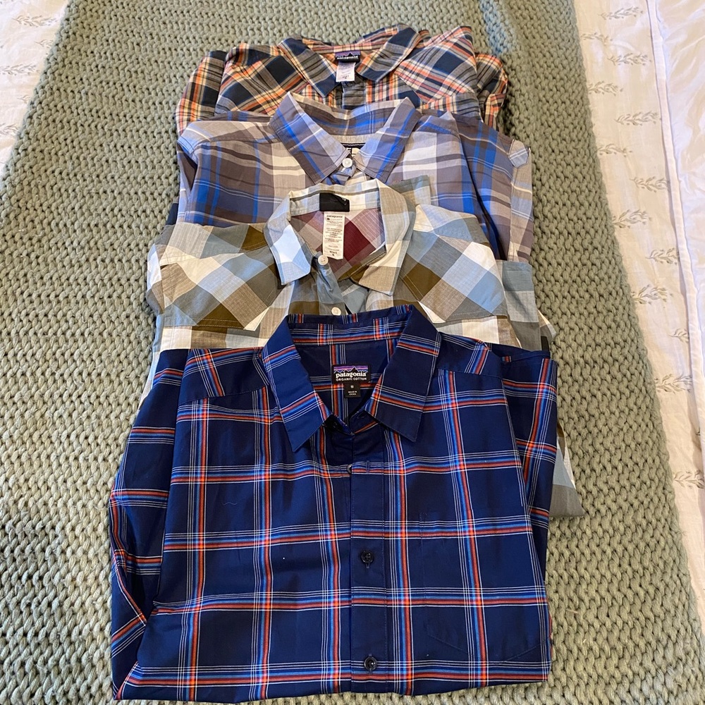 Mens Patagonia Cotton Button up Bundle